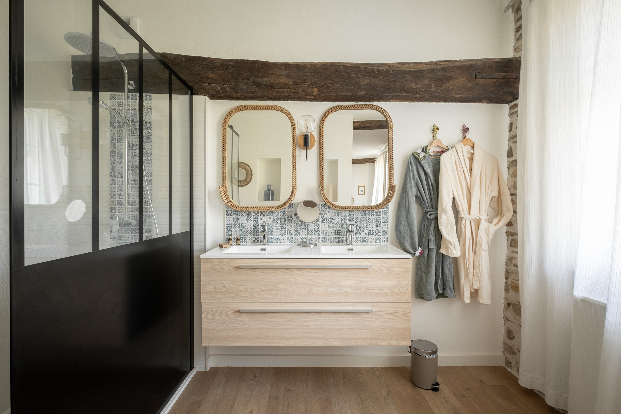 salle de bain gite 1 chambre 1