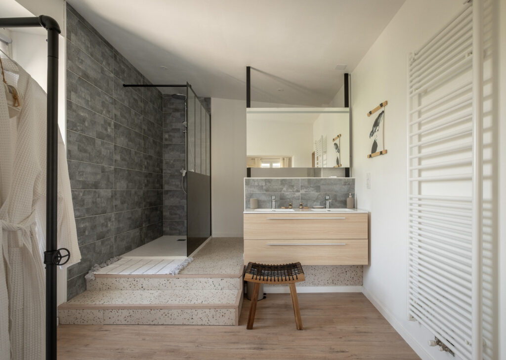salle debain chambre 4 gite 1