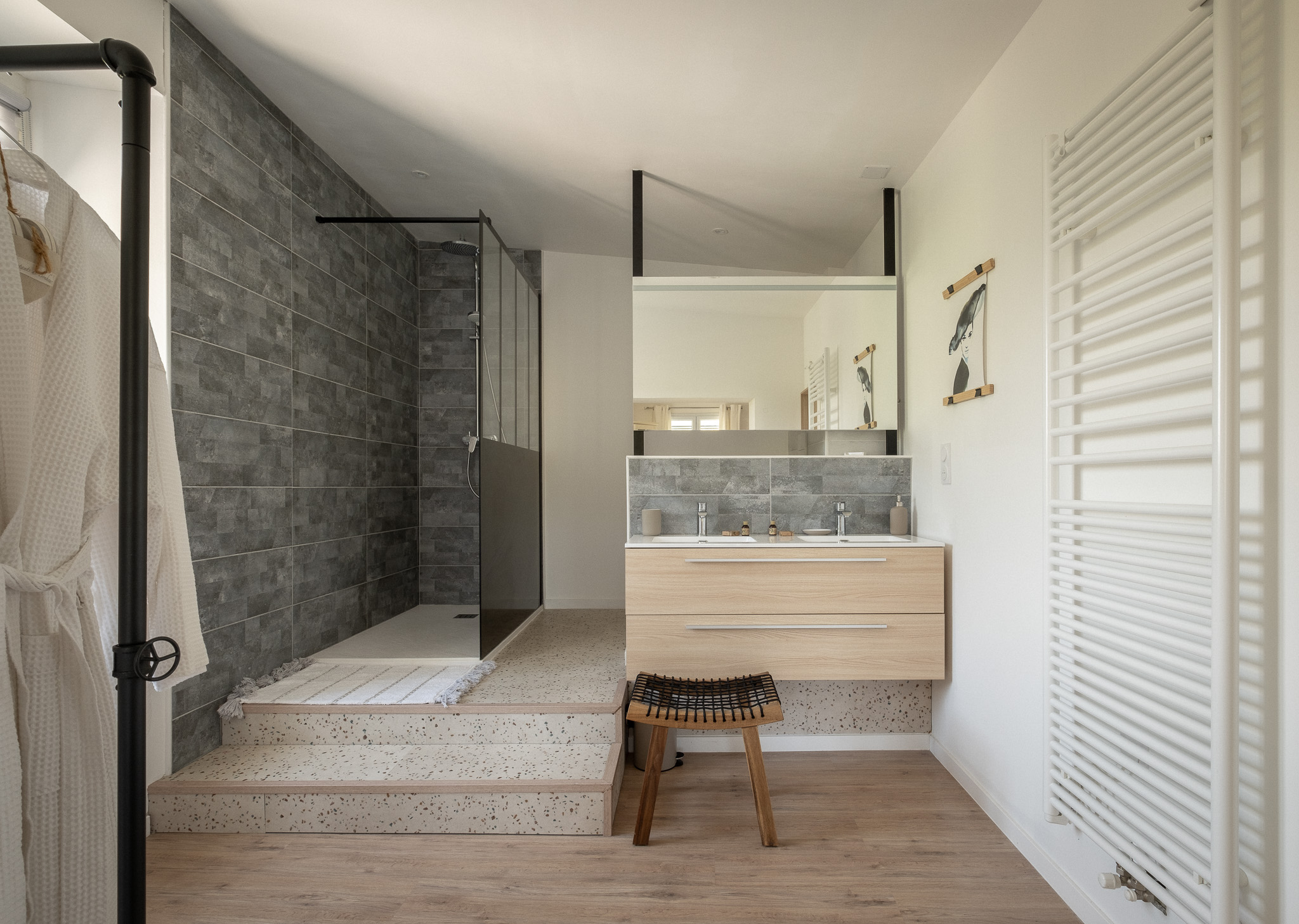 salle debain chambre 4 gite 1